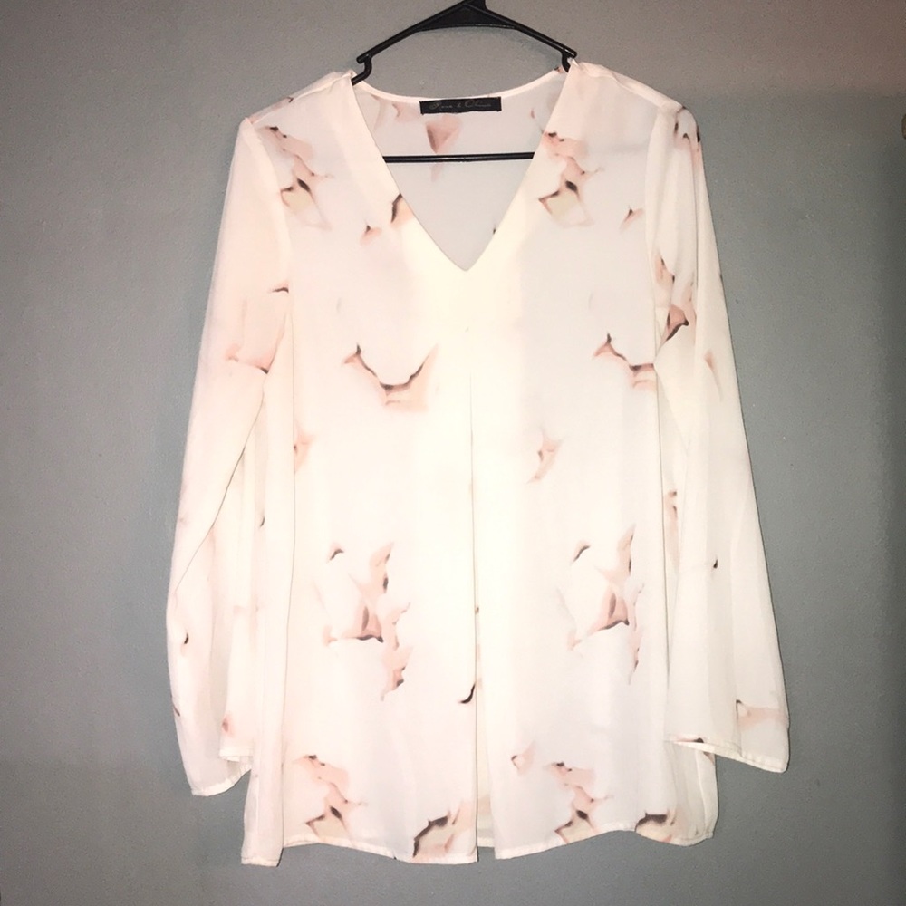 Long sleeve blouse